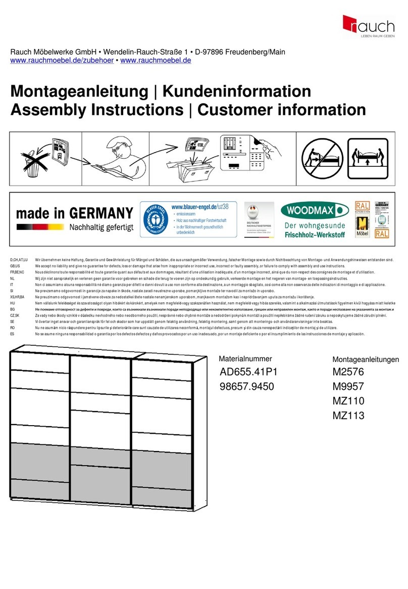 Rauch M9957 Assembly instructions
