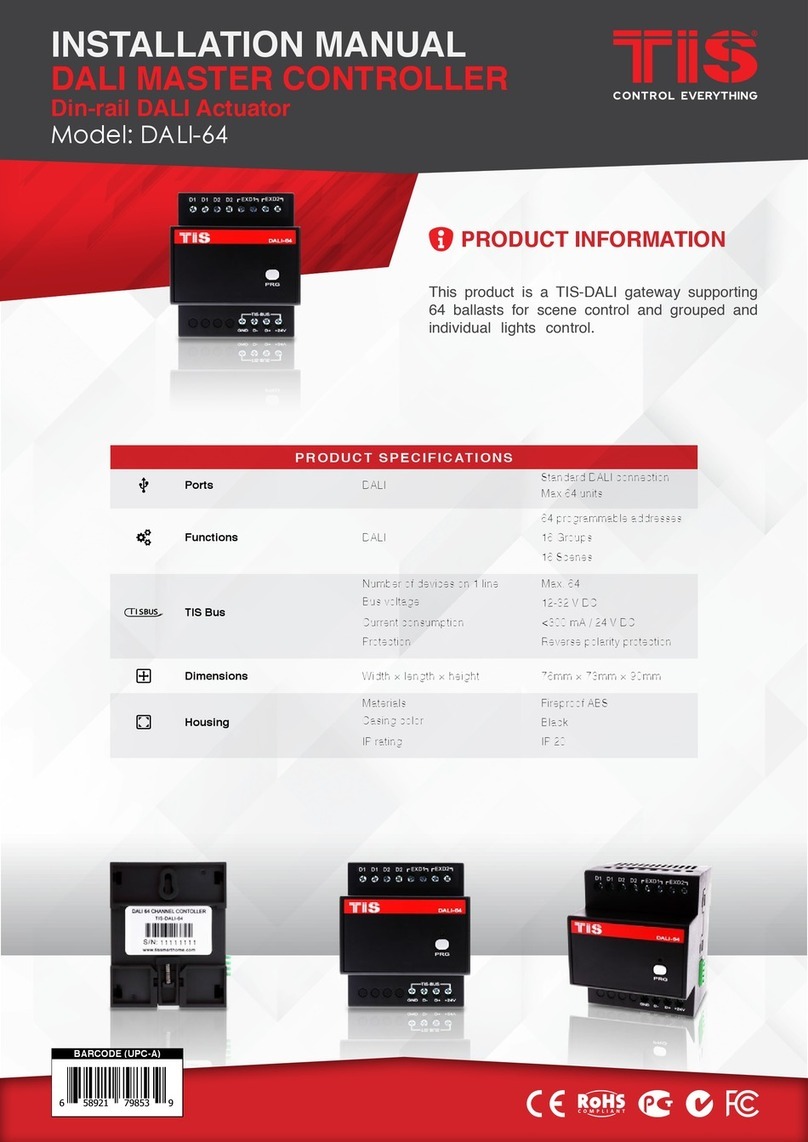 TIS DALI-64 User manual