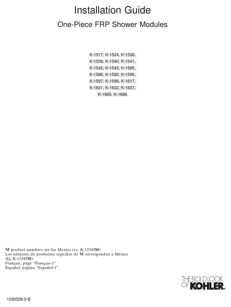 Kohler K-1517 User manual Kohler K-1517 User manual