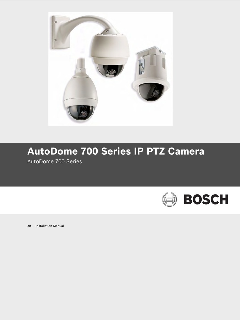 Bosch AUTODOME 700 Series User manual