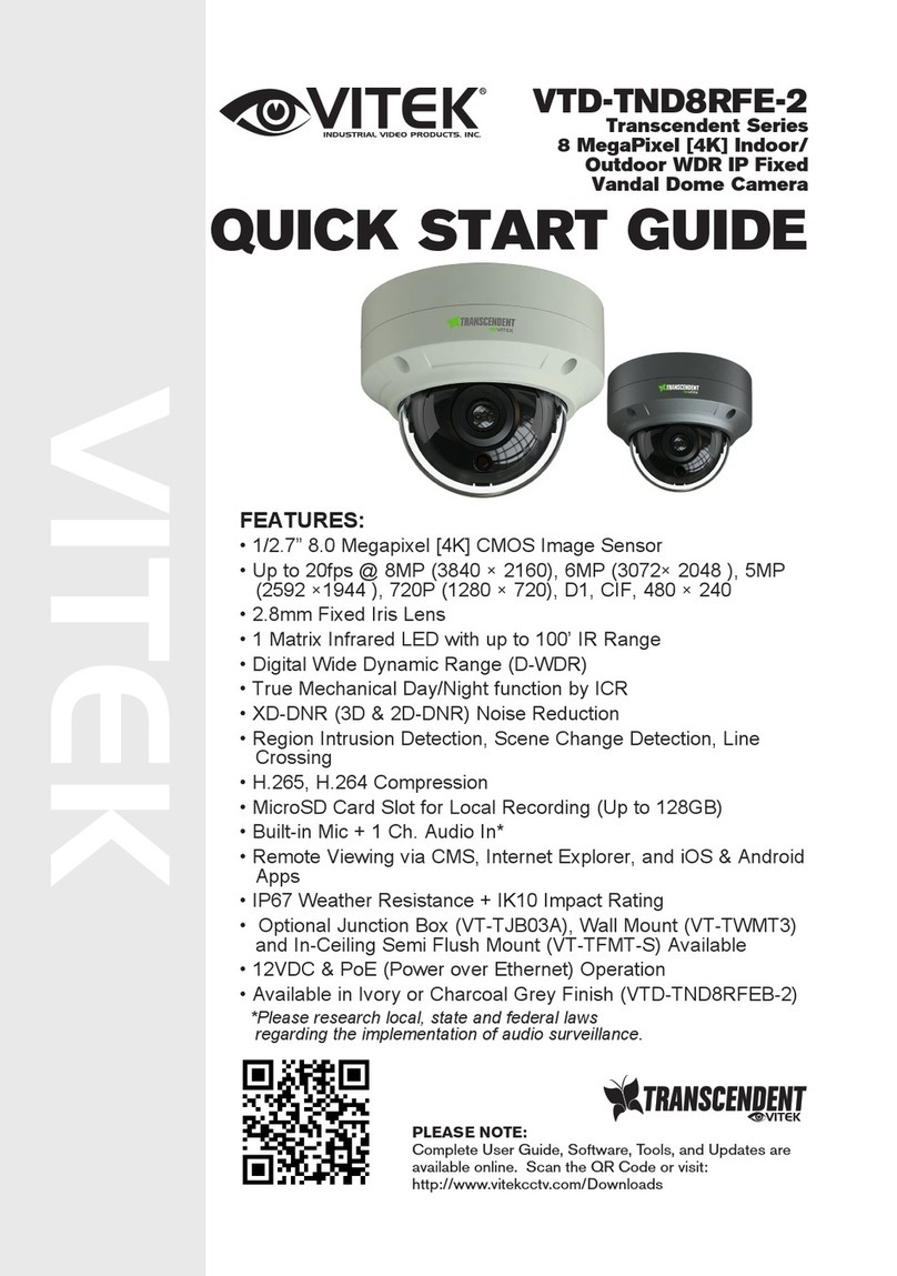 Vitek Transcendent Series User manual