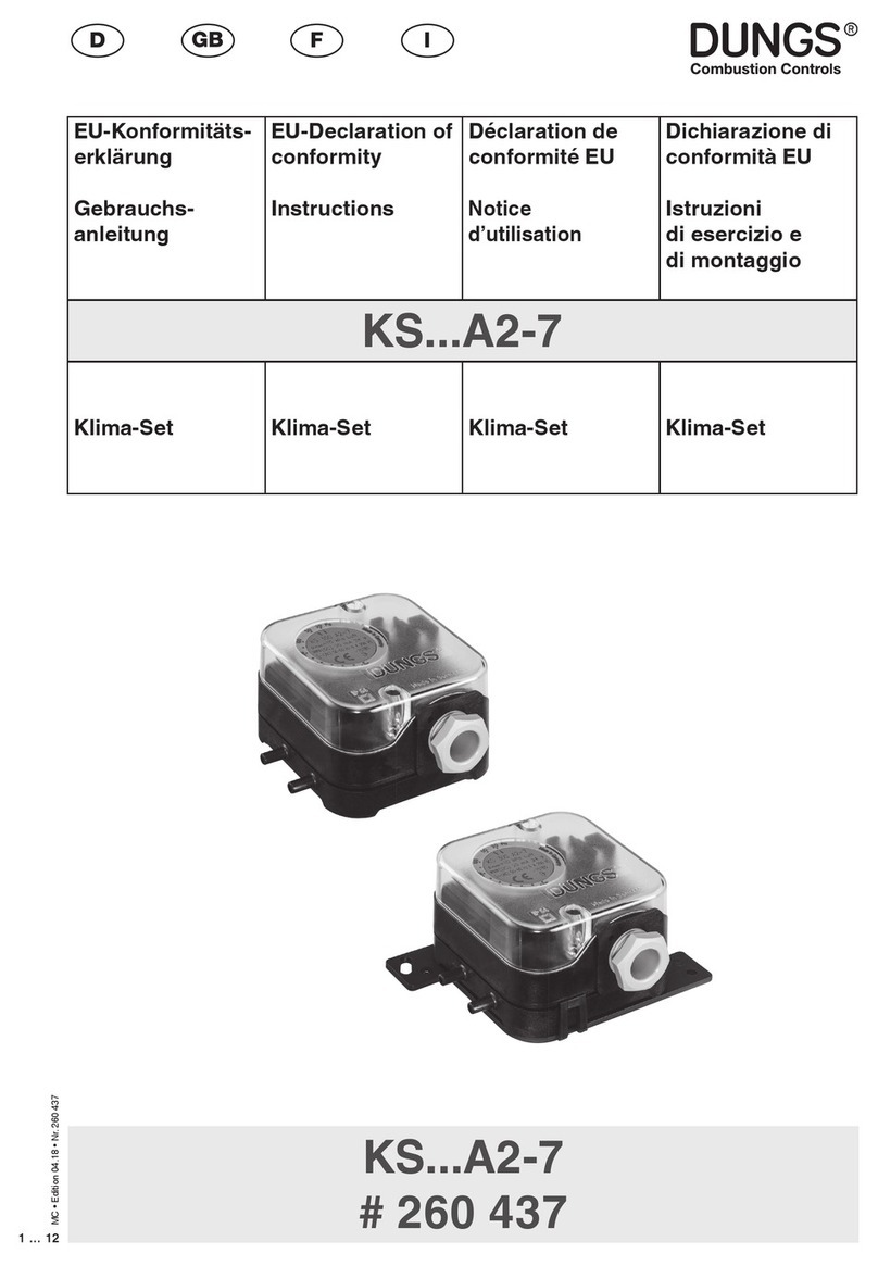 Dungs KS A2-7 Series instructions