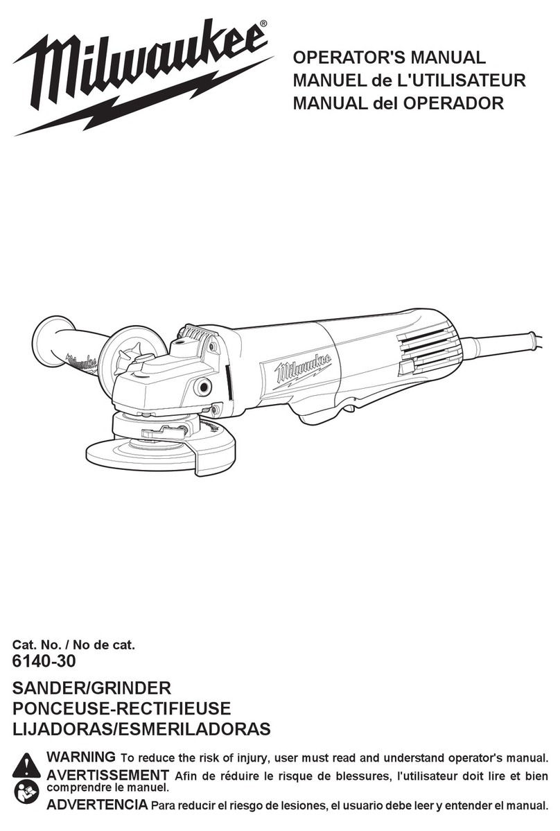 Milwaukee 6140-30 Operator's manual