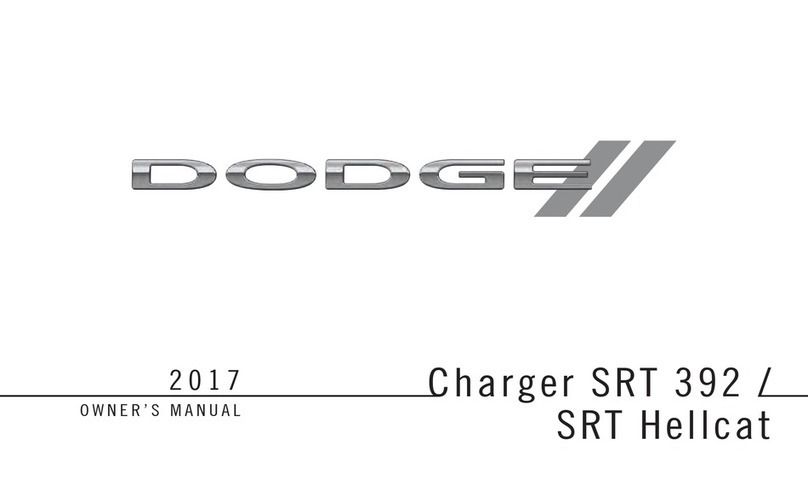 Dodge Charger SRT 392 User manual Dodge Charger SRT 392 User manual
