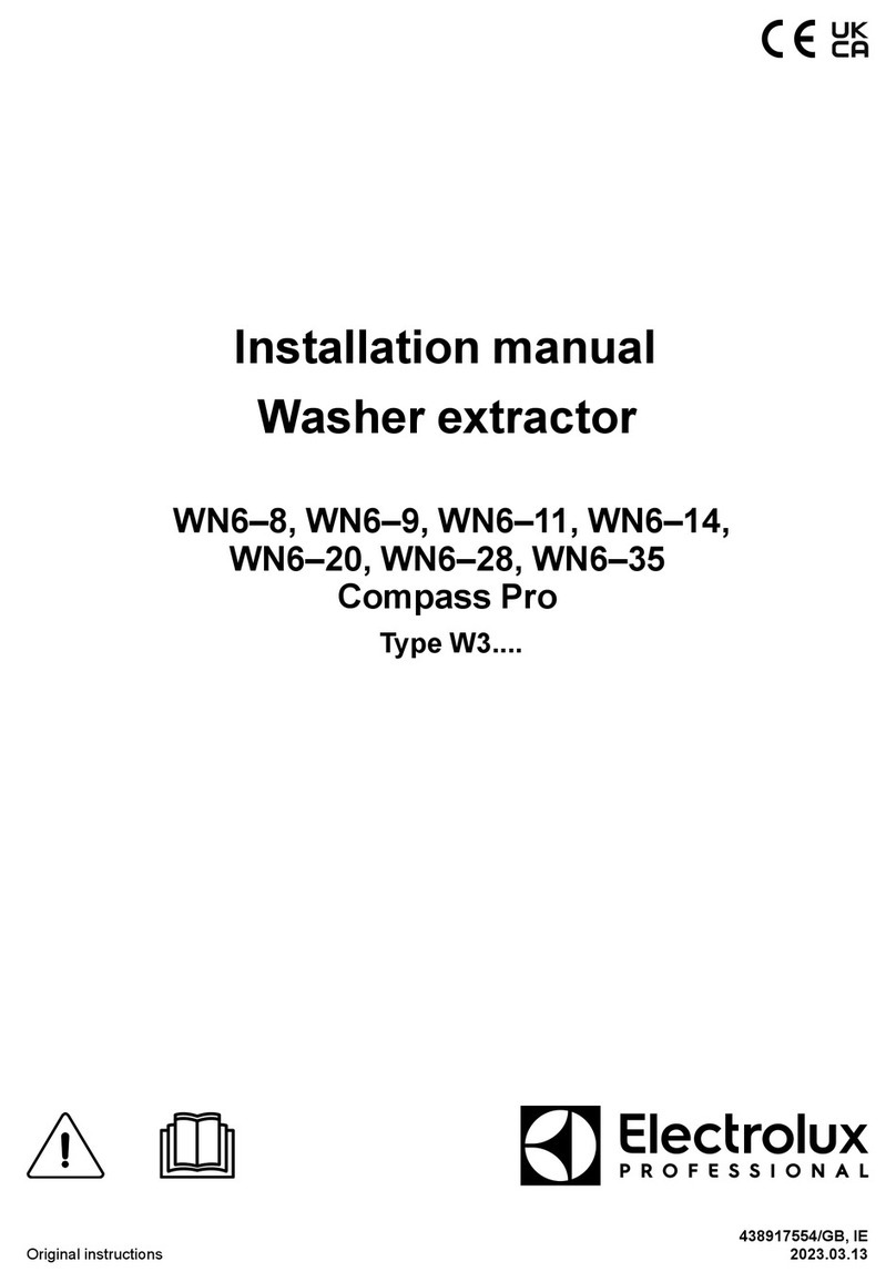 Electrolux Professional Compass Pro WN6-9 installation manual
