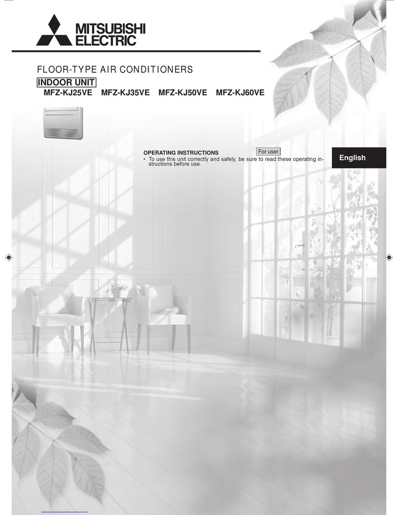 Mitsubishi Electric MFZ-KJ60VE User manual