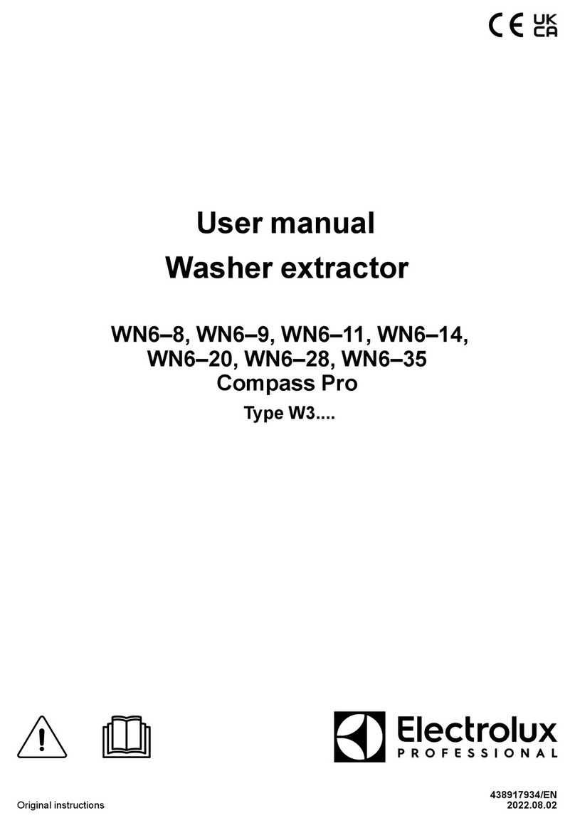 Electrolux Professional Compass Pro WN6-8 User manual Electrolux Professional Compass Pro WN6-8 User manual