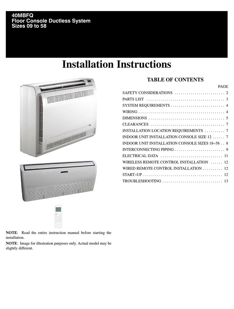 International comfort products 40MBFQ User manual International comfort products 40MBFQ User manual