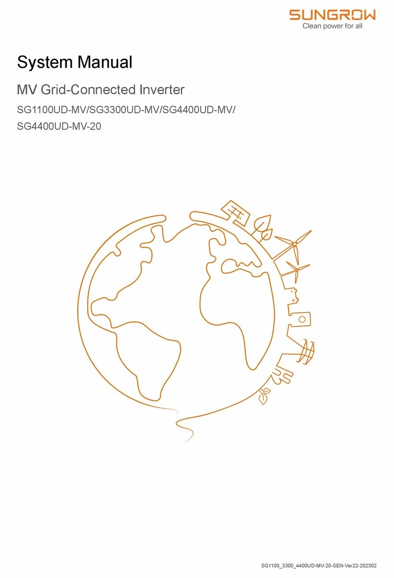 Sungrow SG1100UD-MV System manual
