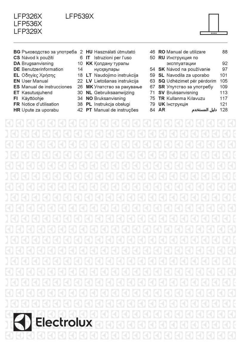 Electrolux LFP536X user manual