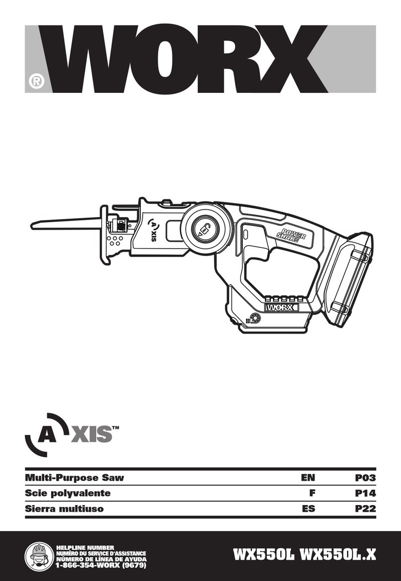 Worx AXIS WX550L.X manual