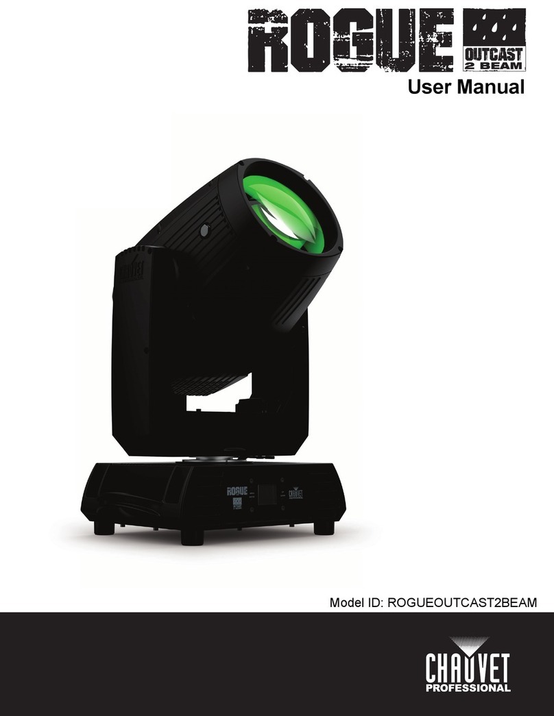 Chauvet Professional ROGUE OUTCAST 2 BEAM user manual Chauvet Professional ROGUE OUTCAST 2 BEAM user manual