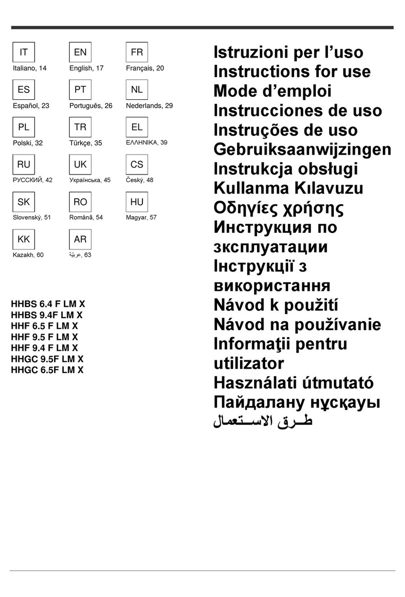 Indesit HHBS 6.4 F LM X Instructions for use