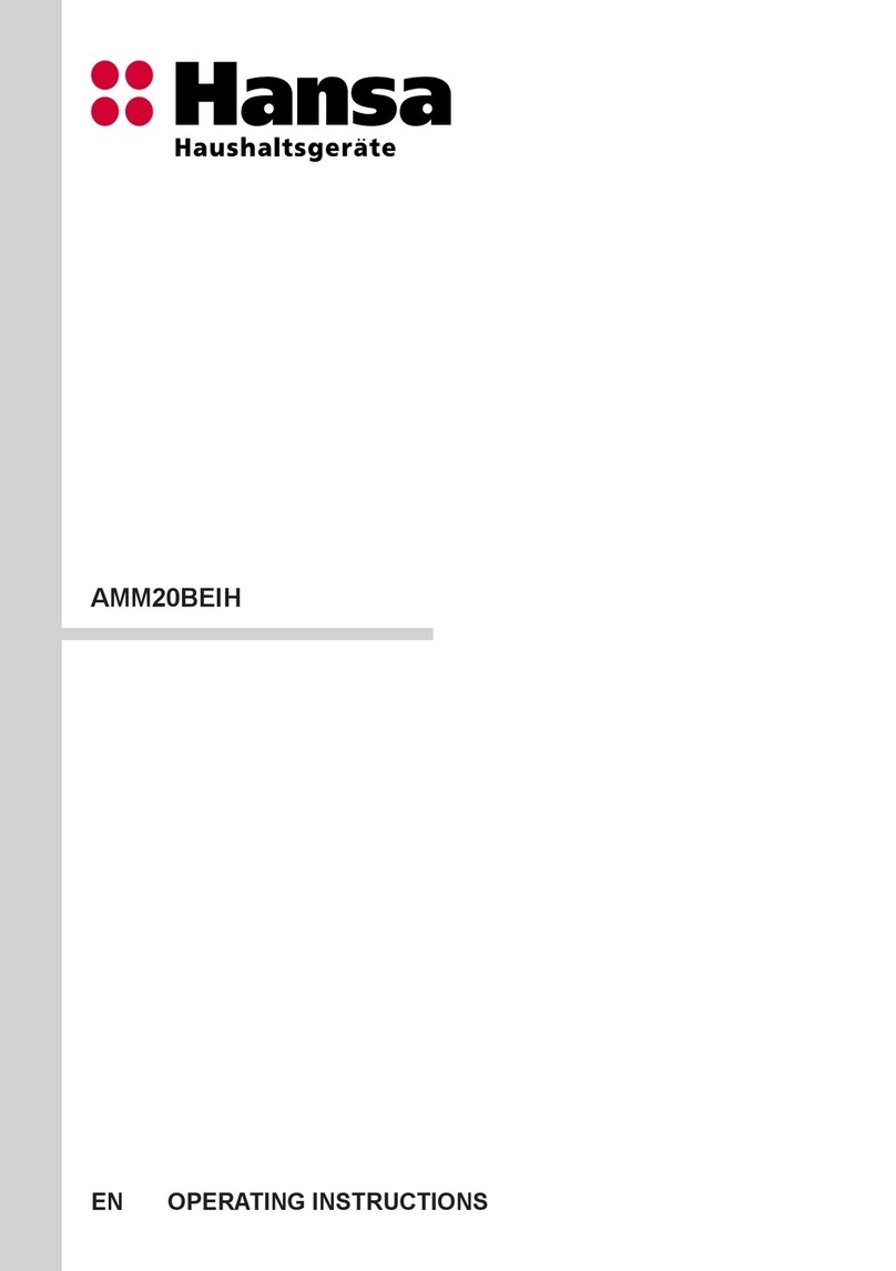 Hansa AMM20BEIH User manual