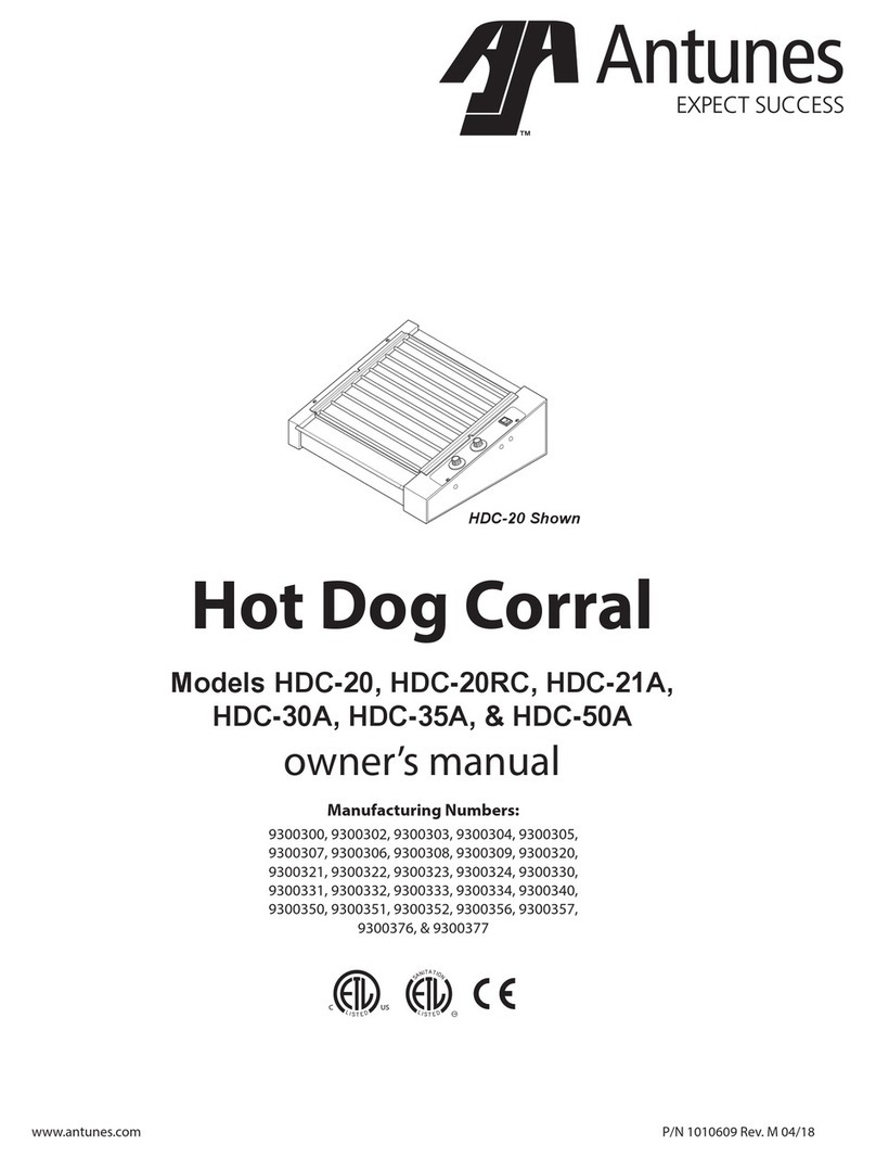 Antunes HDC-20 owner's manual