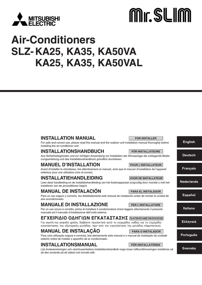 Mitsubishi Electric SLZ-KA35VA User manual