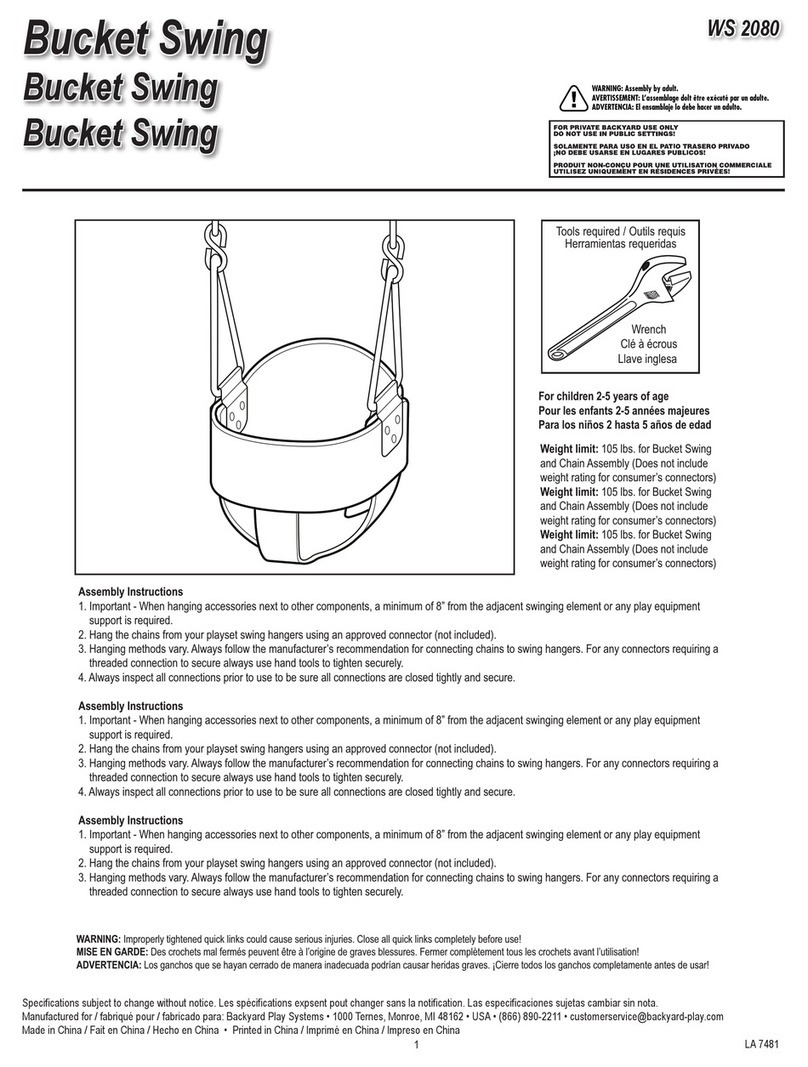 Swing-N-Slide WS 2080 quick start guide