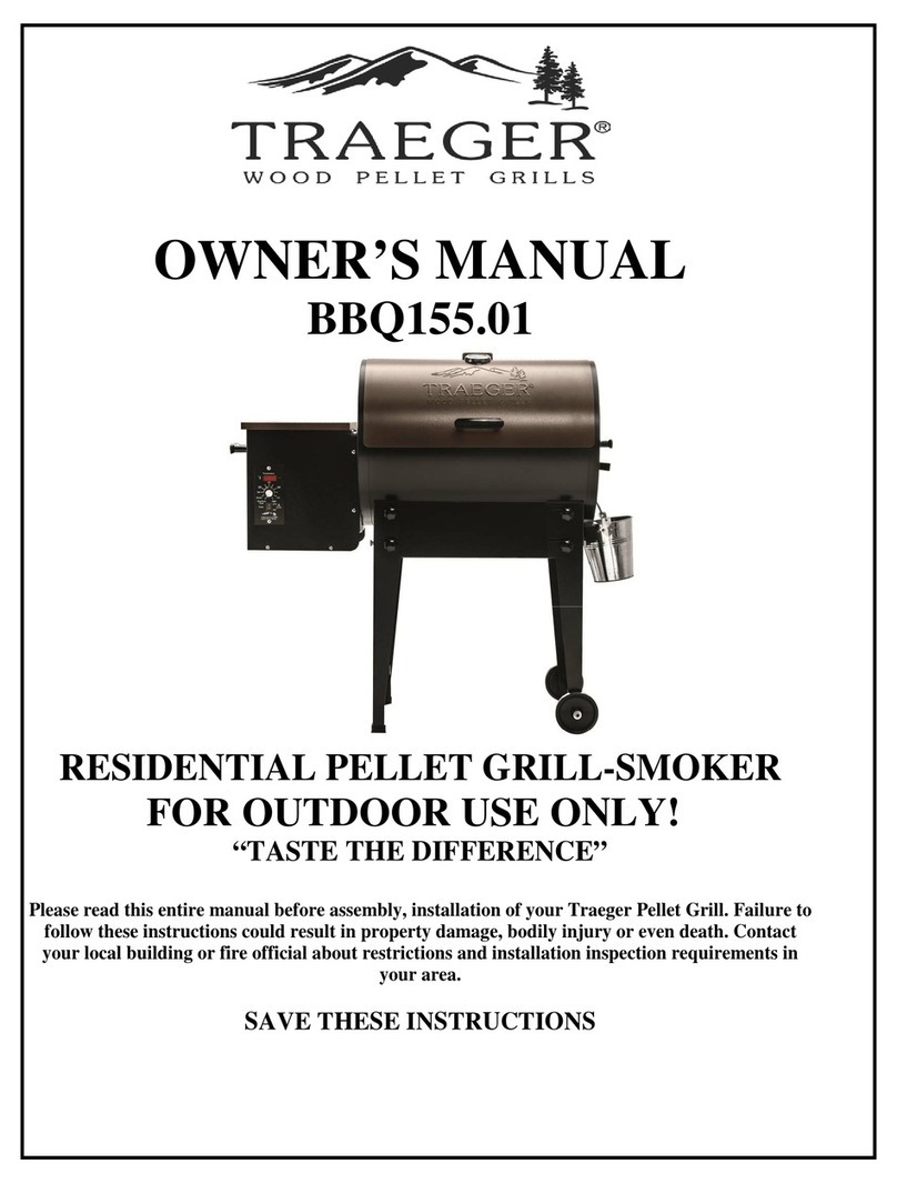 Traeger BBQ155.01 owner's manual