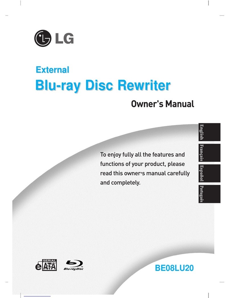 LG BE08LU20 User manual