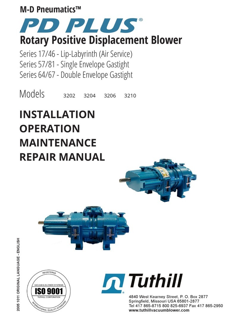 Tuthill M-D Pneumatics PD PLUS 17/46 Series Operating instructions Tuthill M-D Pneumatics PD PLUS 17/46 Series Operating instructions
