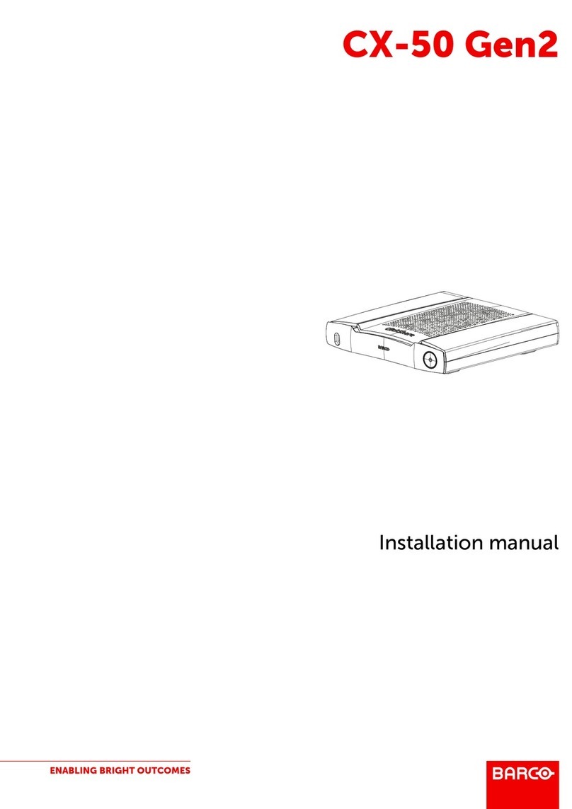 Barco CX-50 Gen2 User manual