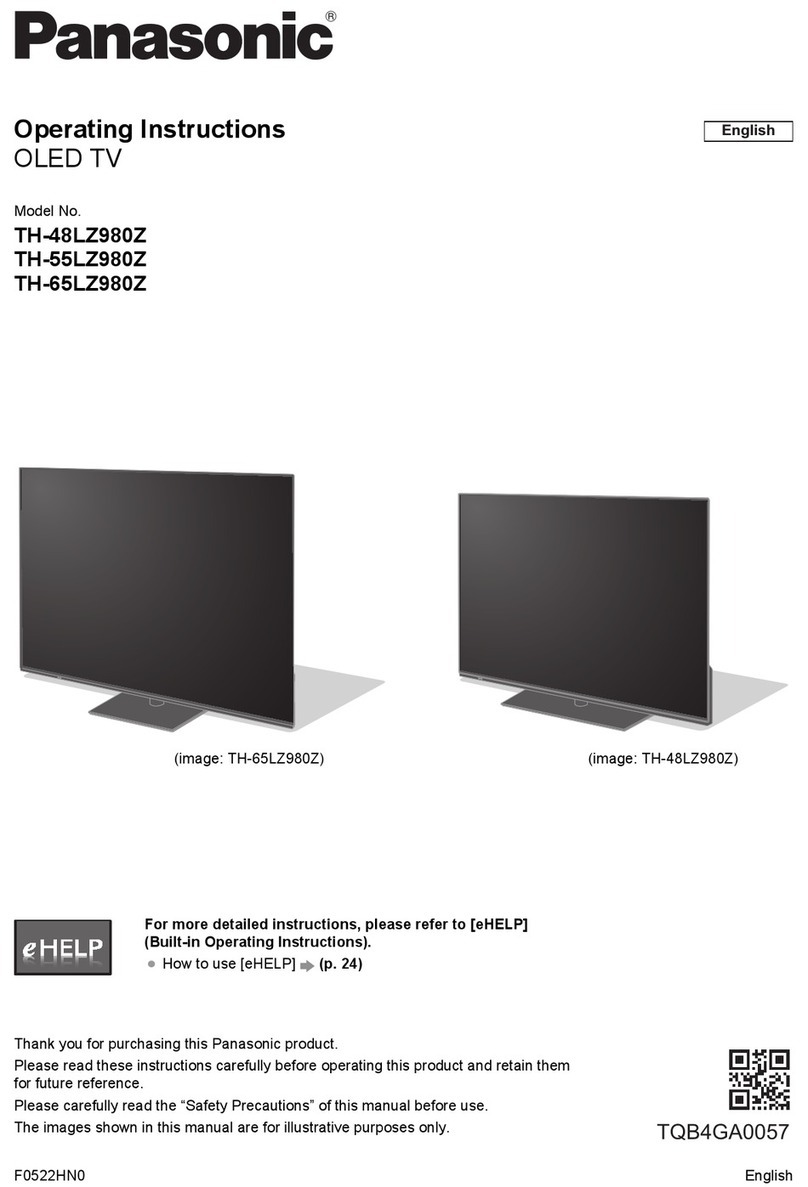 Panasonic TH-48LZ980Z operating instructions