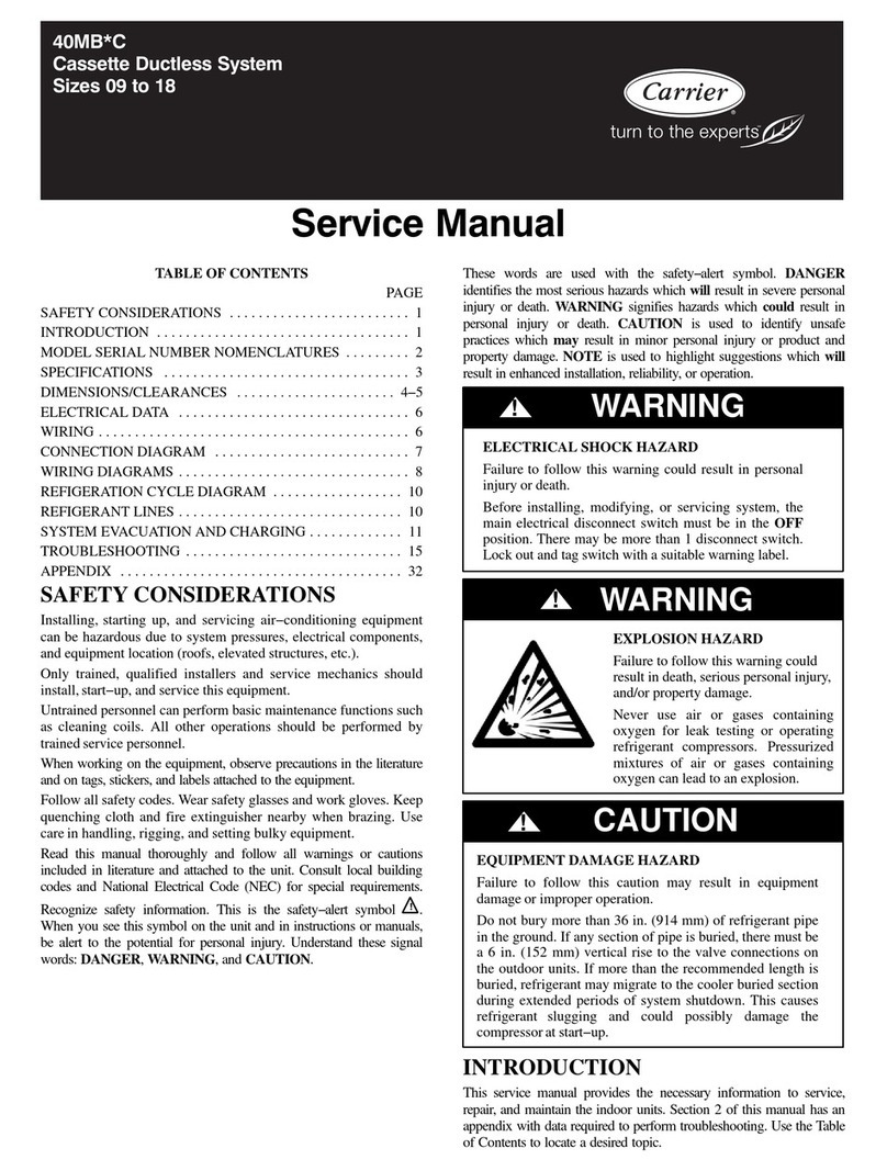 Carrier 40MBC Series Service manual