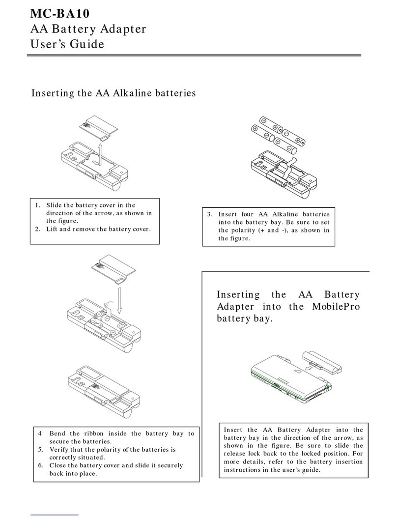 NEC MC-BA10 User manual