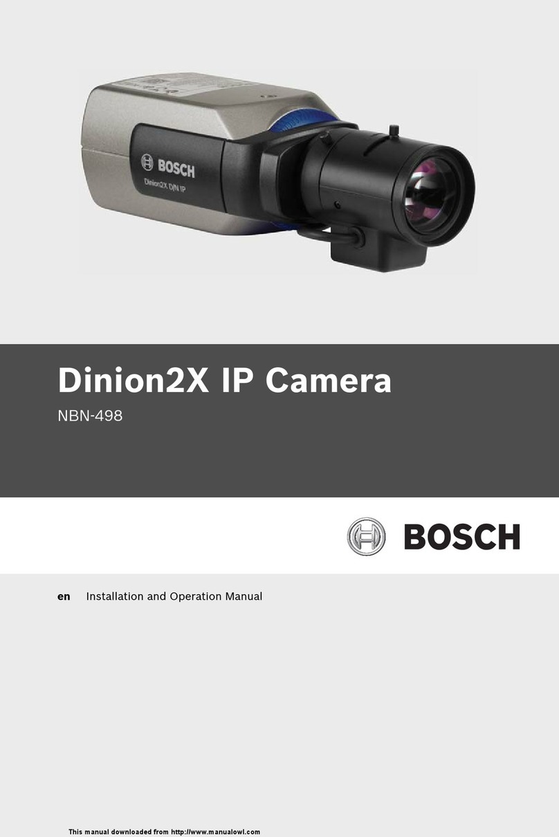 Bosch Dinion2X NBN-498 User manual