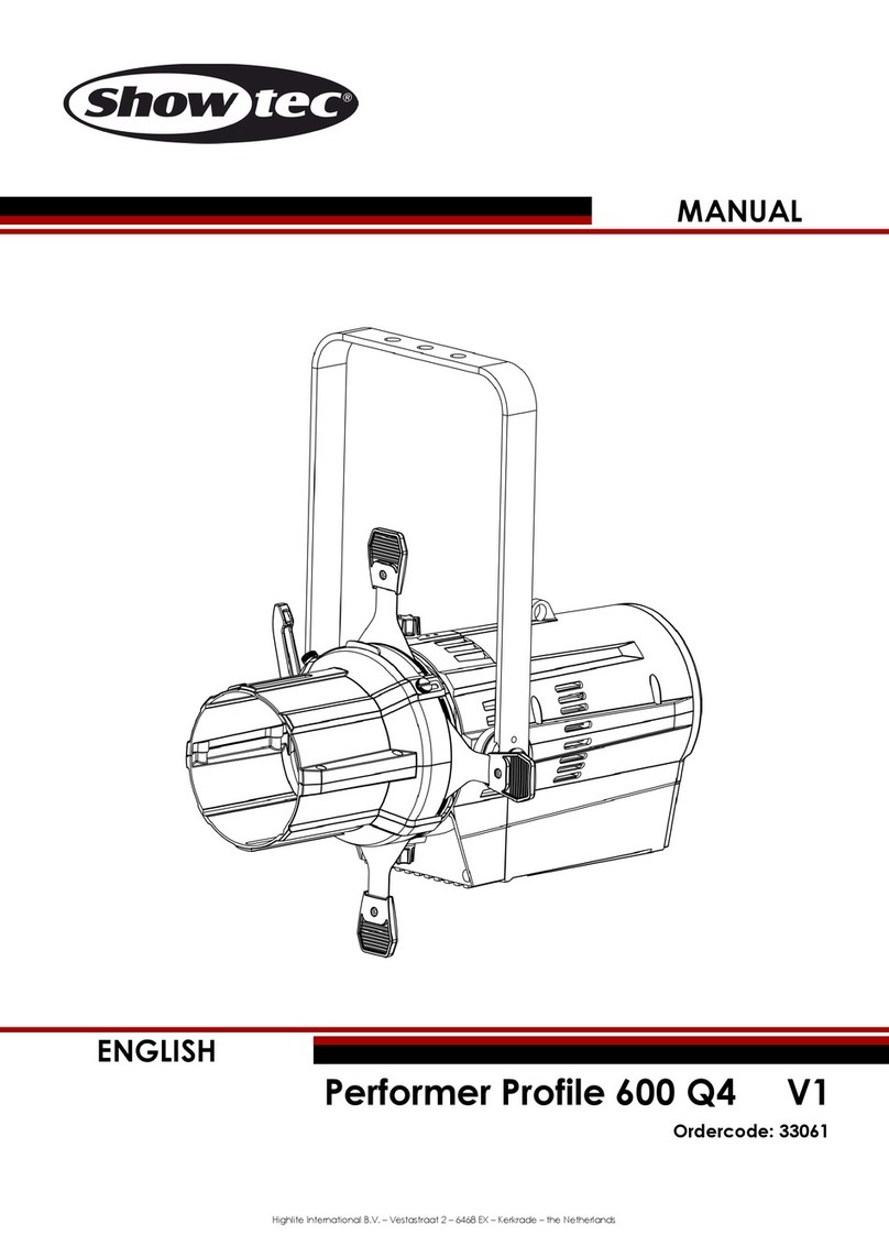Show Tec Performer Profile 600 Q4 User manual