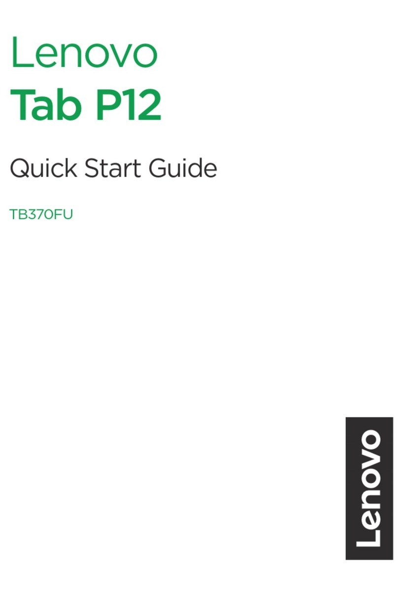 Lenovo Tab P12 quick start guide