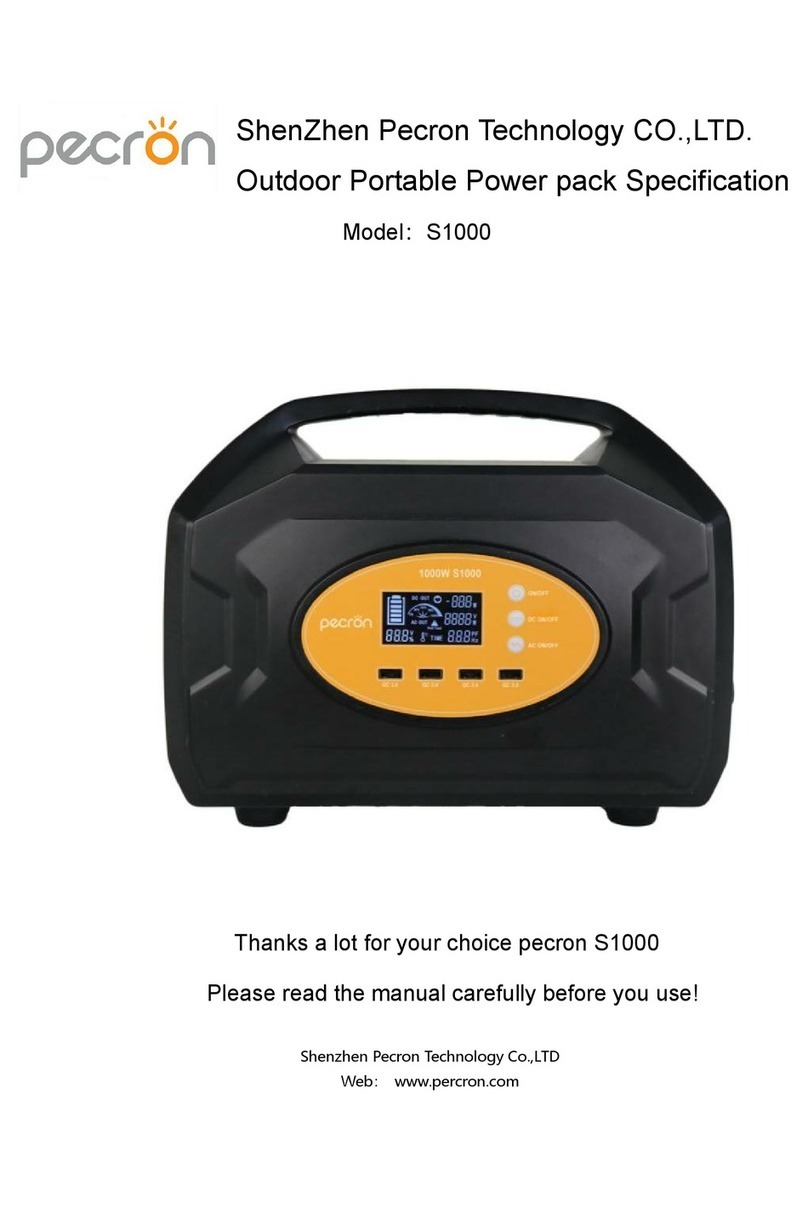 Pecron S1000 manual