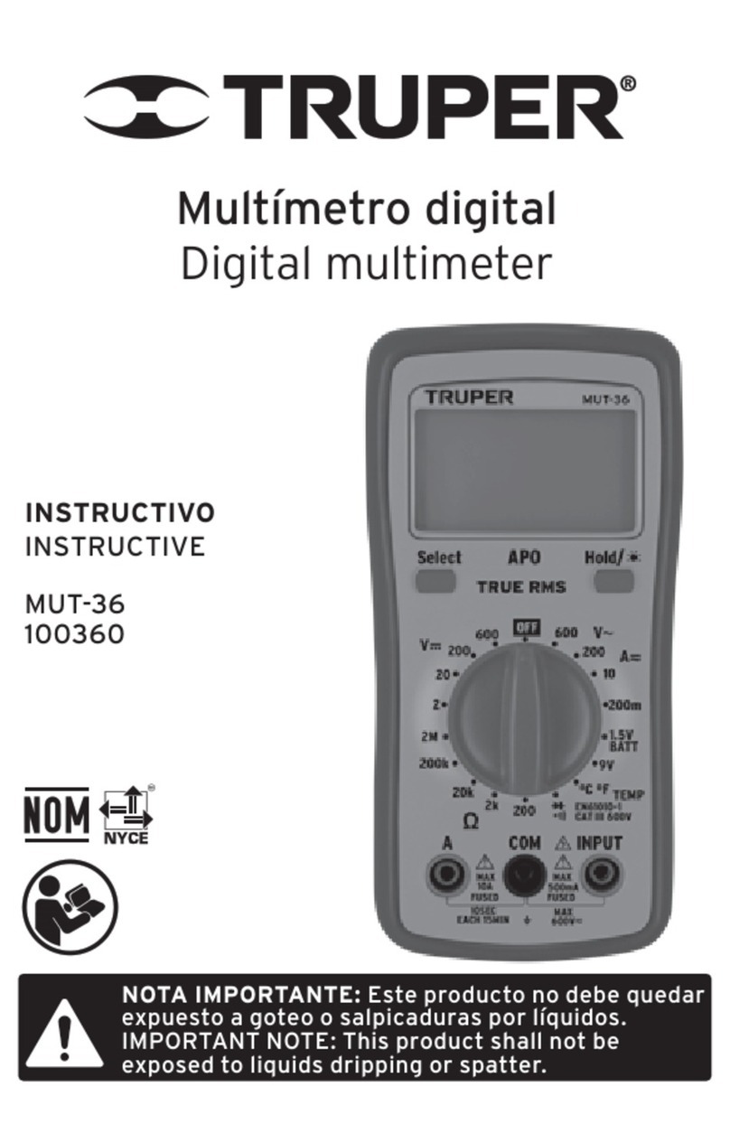 Truper MUT-36 manual
