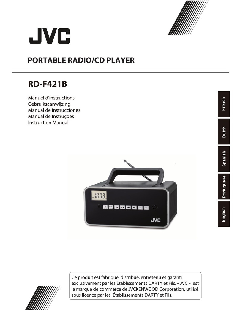 JVC RD-F421B User manual