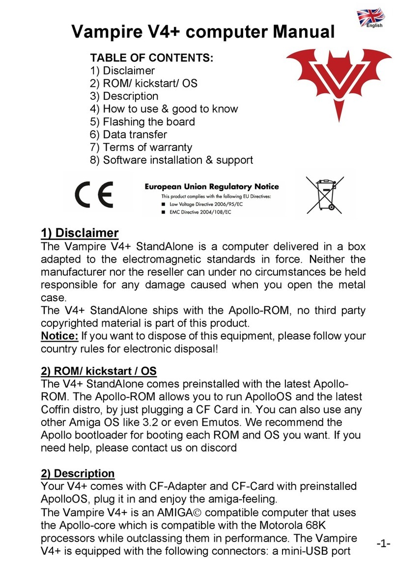 Apollo Vampire V4+ User manual