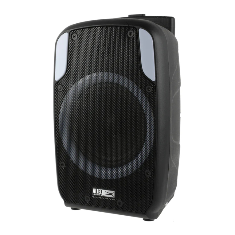 Altec Lansing SoundRover 50 user manual