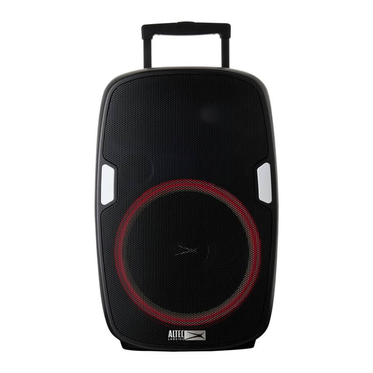 Altec Lansing SoundRover 180 User manual