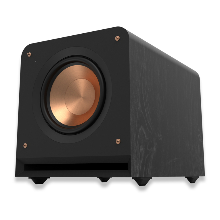 Klipsch RP-1000SW user manual