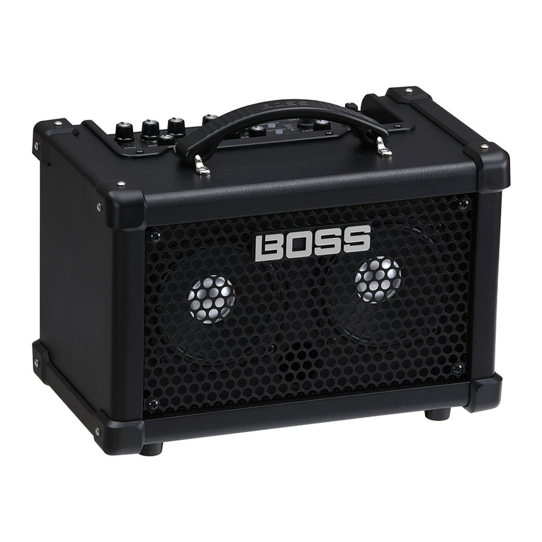 BOSSCO DUAL CUBE LX user manual