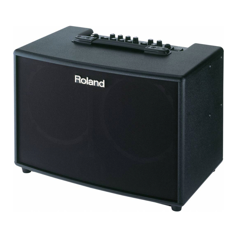 Roland AC-90 Acoustic Chorus User manual