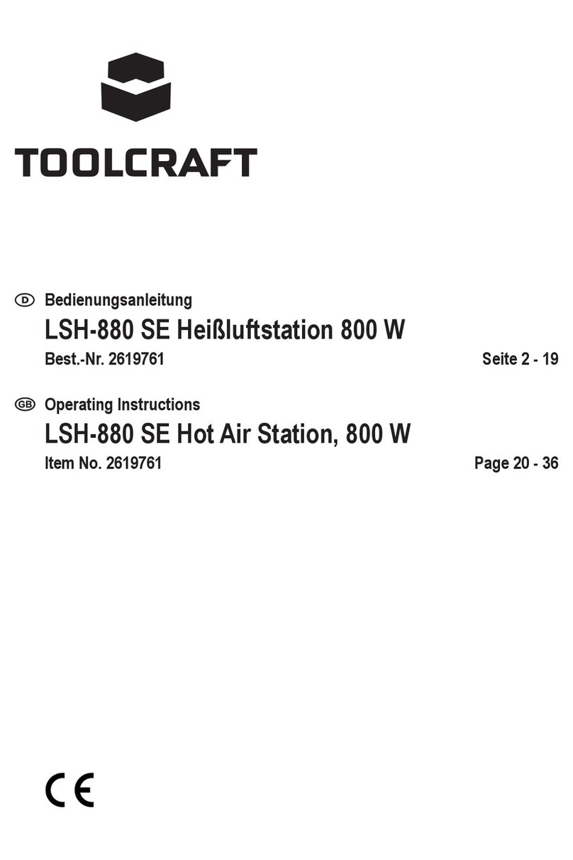 TOOLCRAFT LSH-880 SE operating instructions