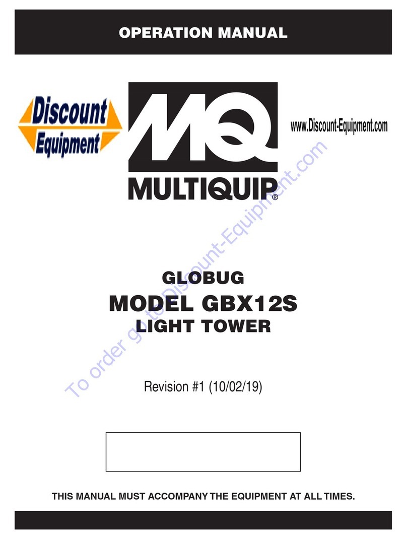 MQ Multiquip GLOBUG GBX12SK User manual