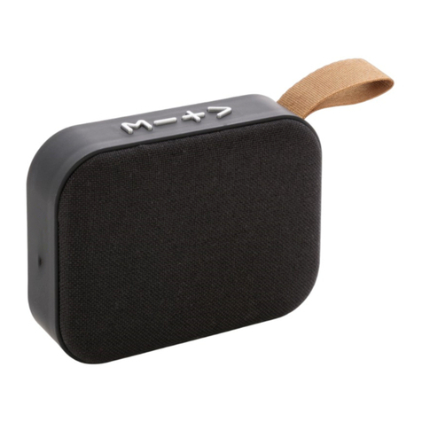 XD COLLECTION Fabric trend speaker manual