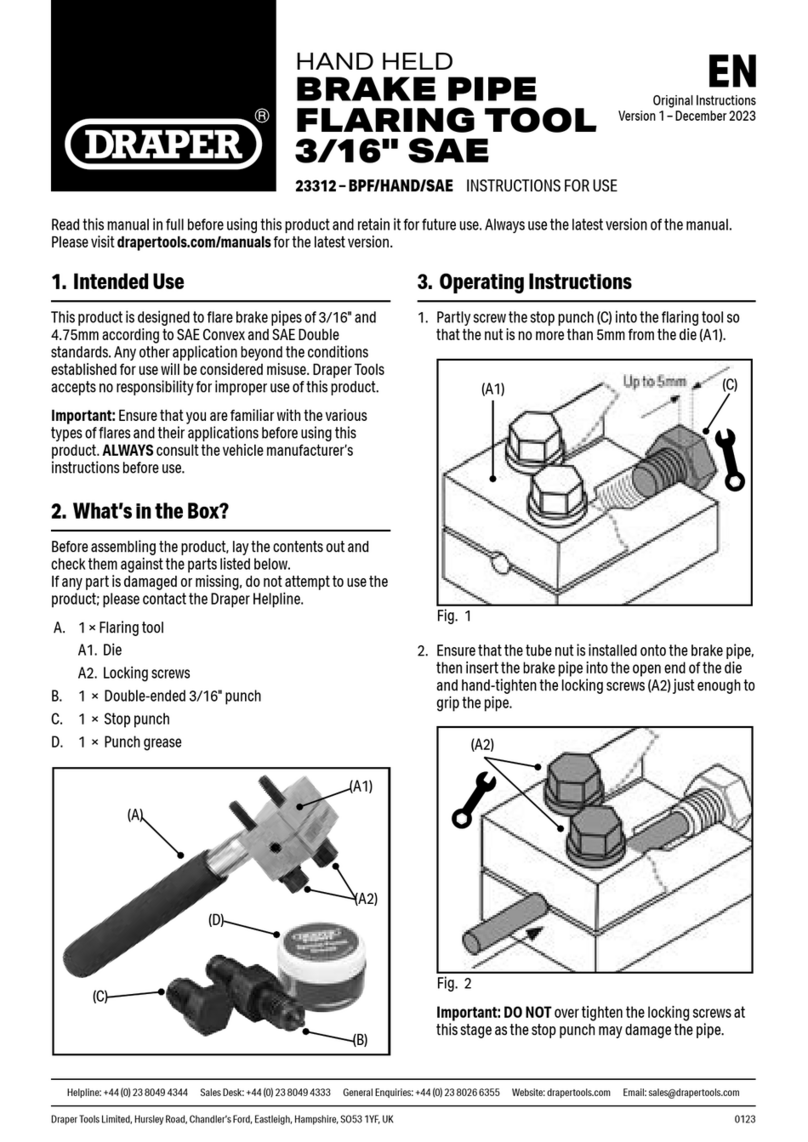 Draper 23312 User manual