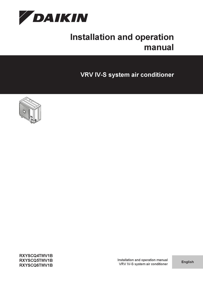 Daikin RXYSCQ5TMV1B User manual