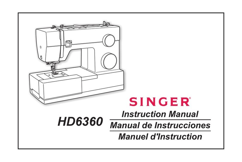 Singer HD6360 instruction manual