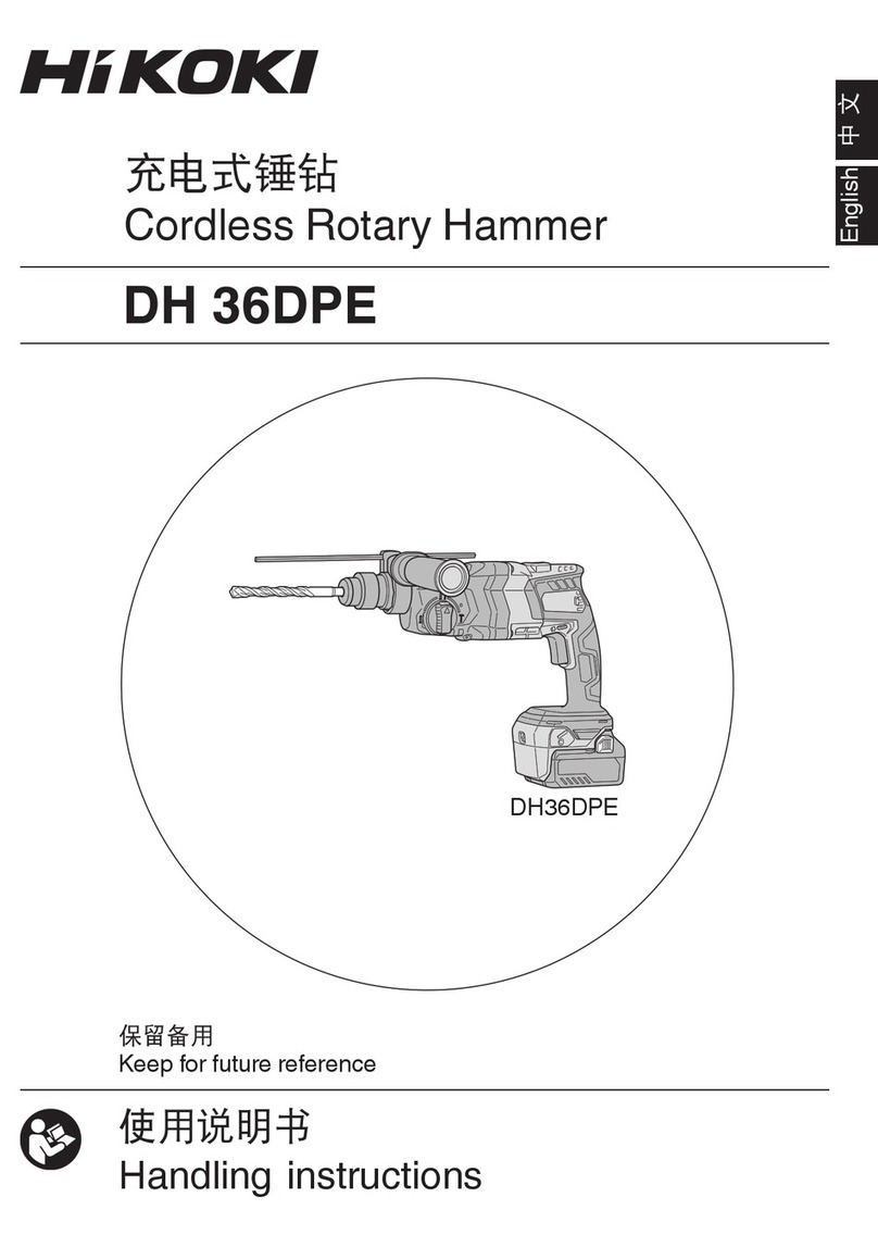 HIKOKI DH 36DPE User manual