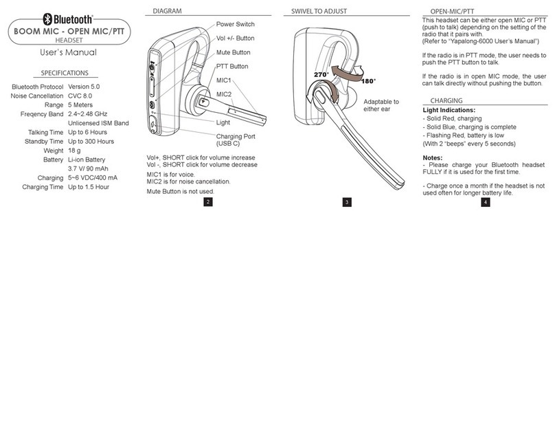 Yapalong BOOM MIC User manual