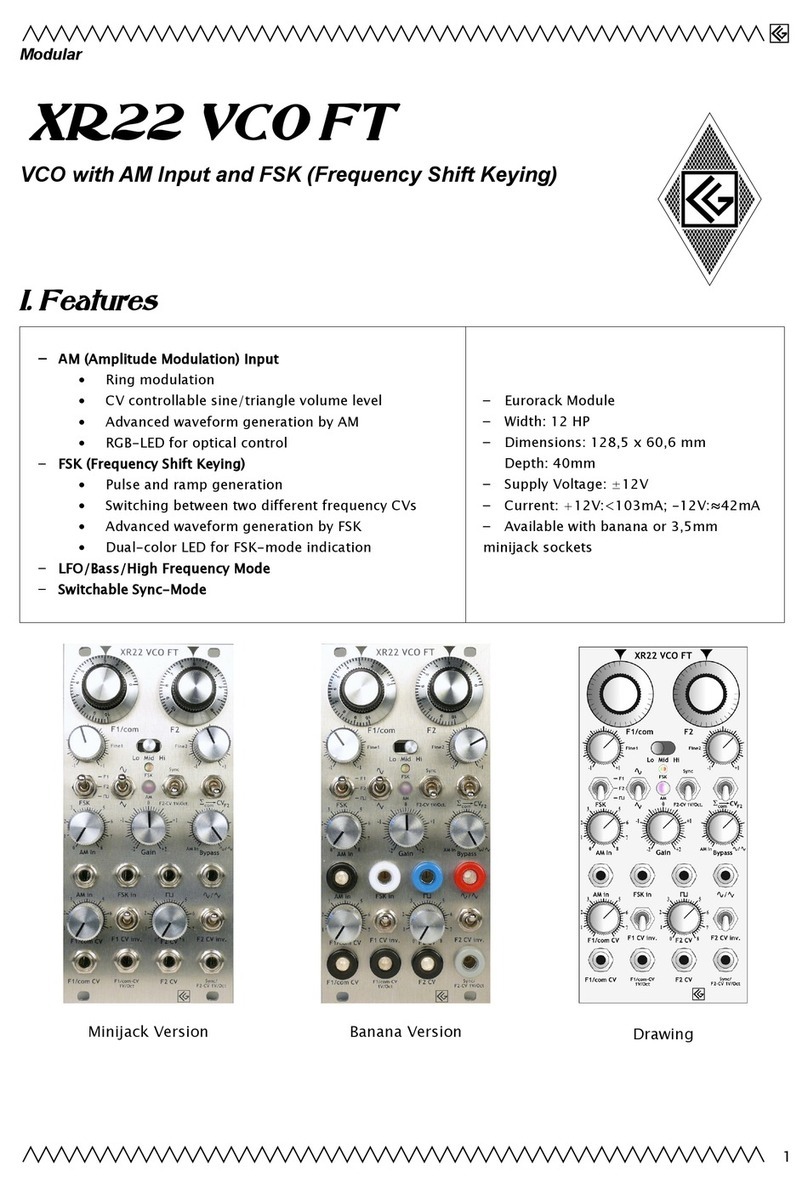 CG XR22 VCO FT manual