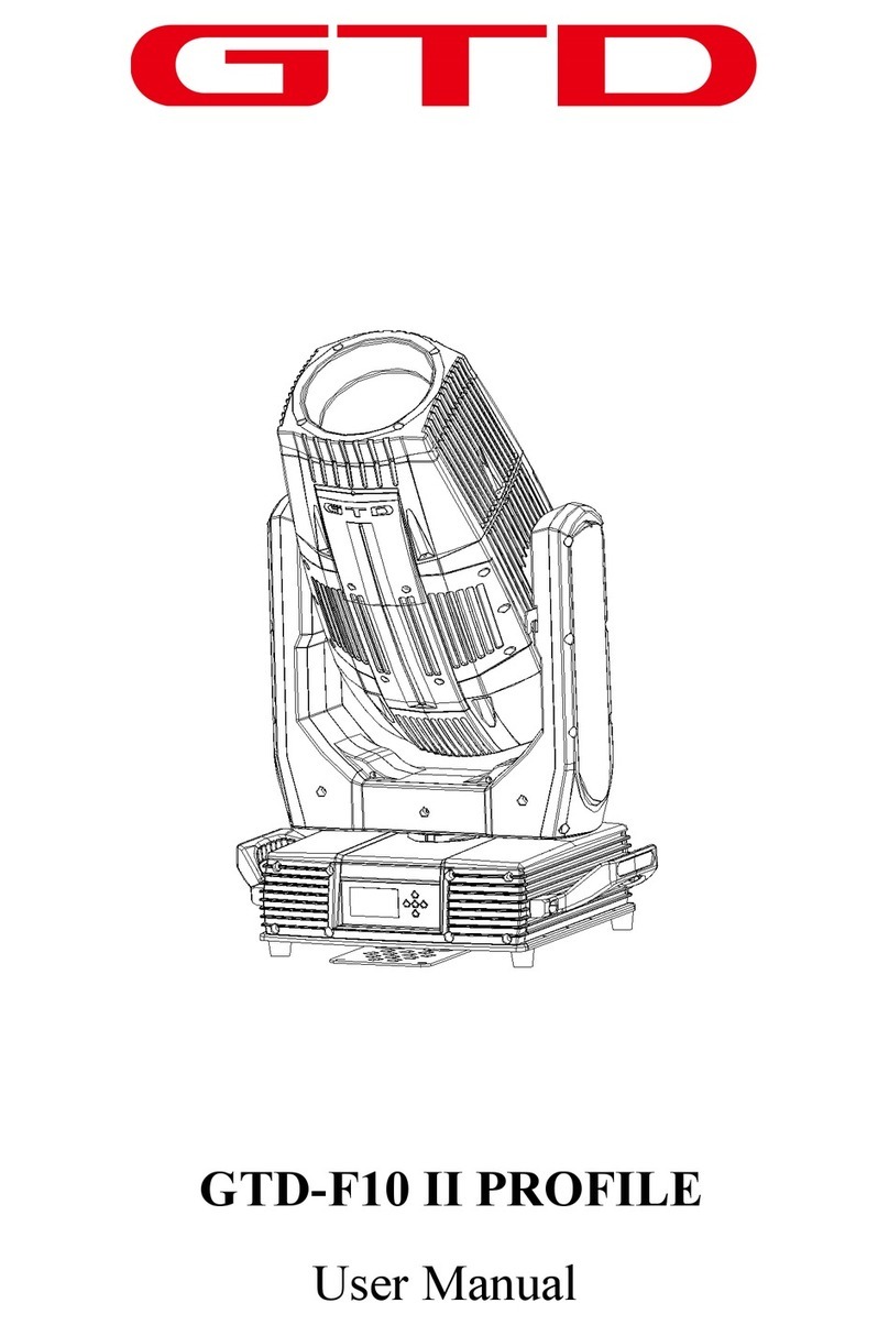 GTD GTD-F10 II PROFILE user manual
